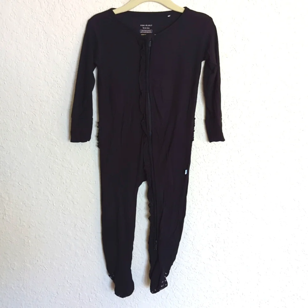 Posh Peanut Black Kids Pajamas
